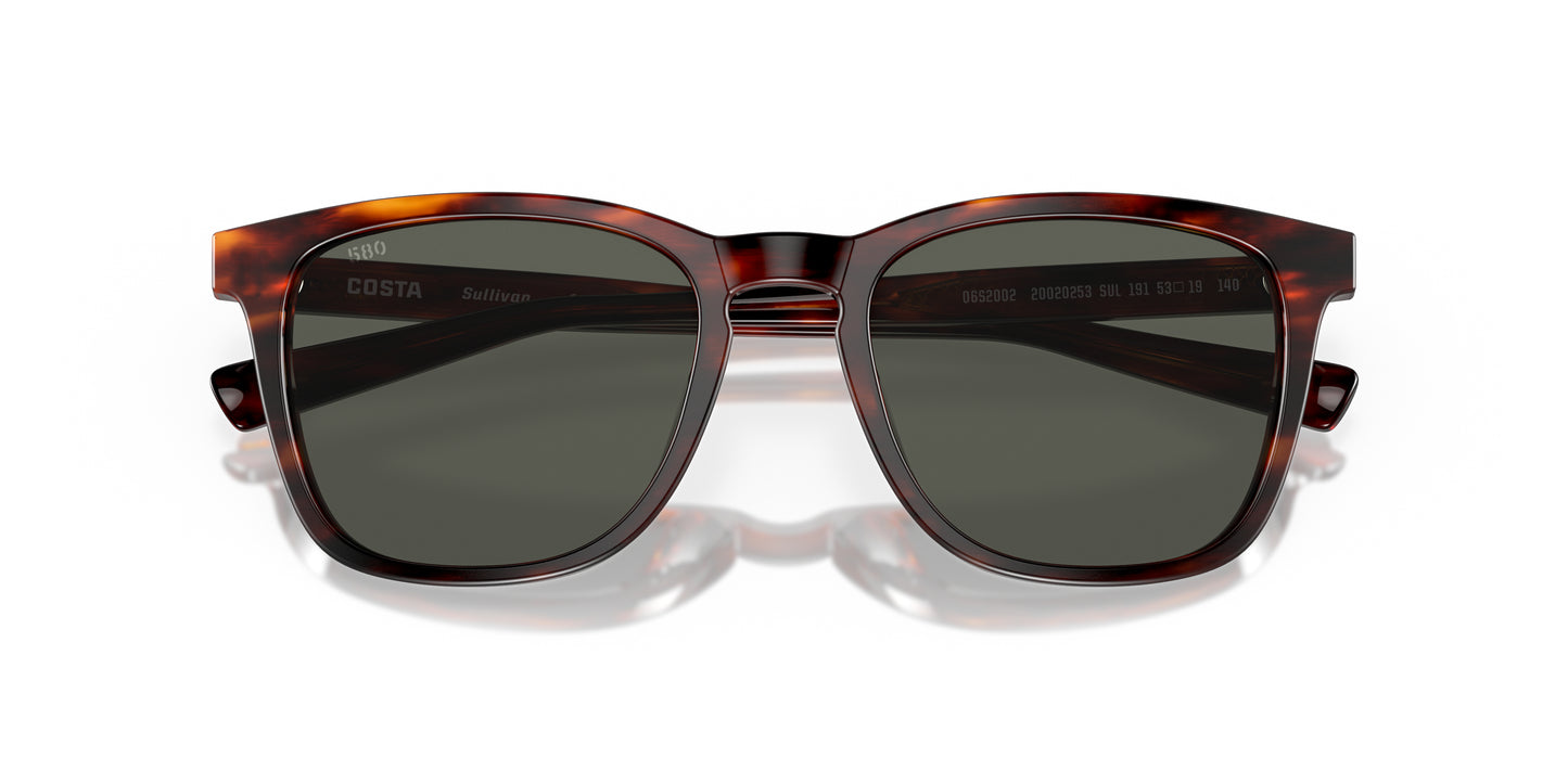 COSTA Sullivan Matte Tortoise w/ Gray Polarized (580G)