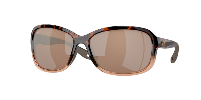 COSTA Seadrift Shiny Tortoise Fade w/ Copper Silver Mirror Polarized (580G)