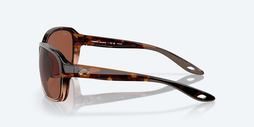 Costa Seadrift Shiny Tortoise Fade w/ Copper