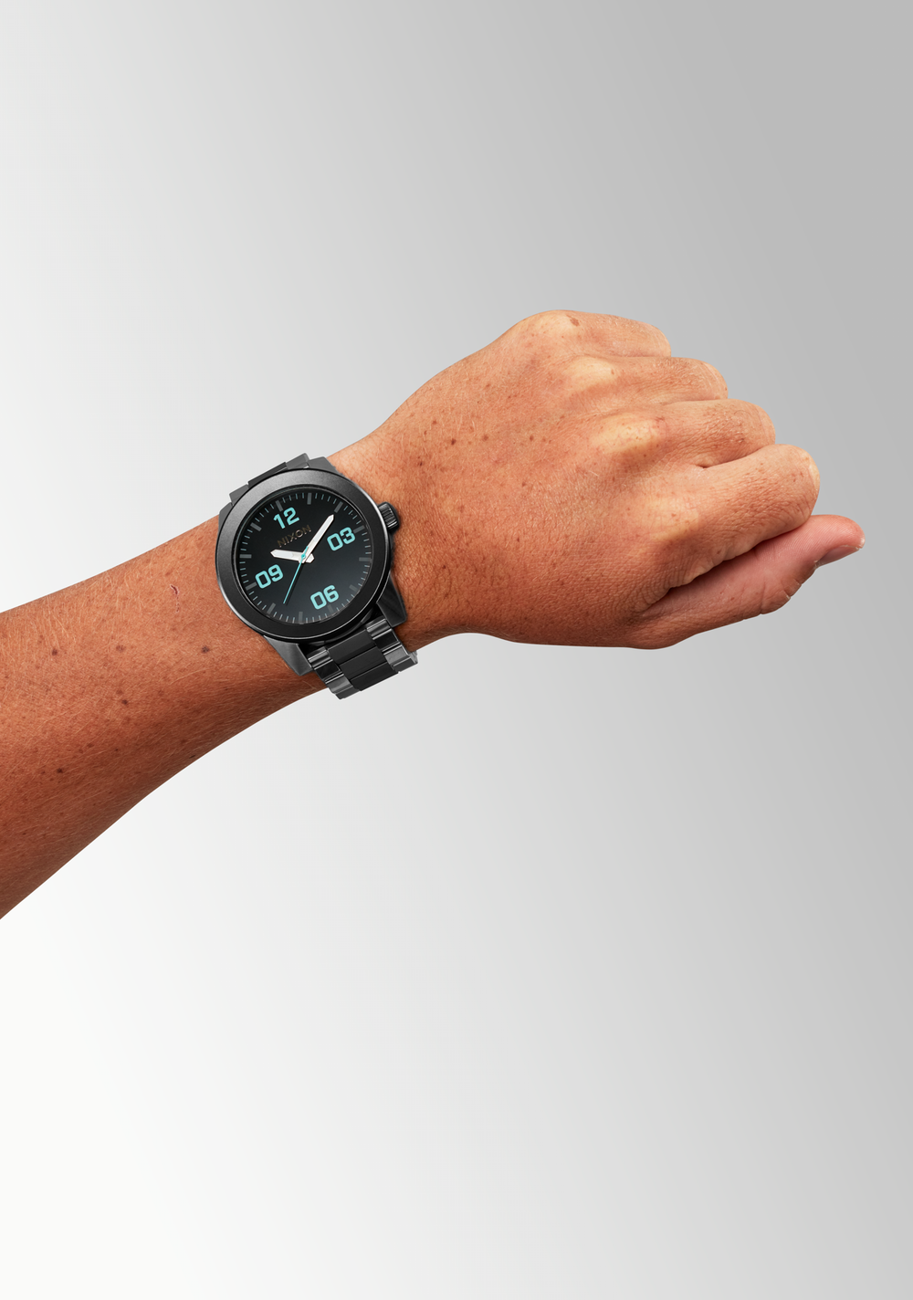 Nixon Corporal SS - Silver/Gunmetal