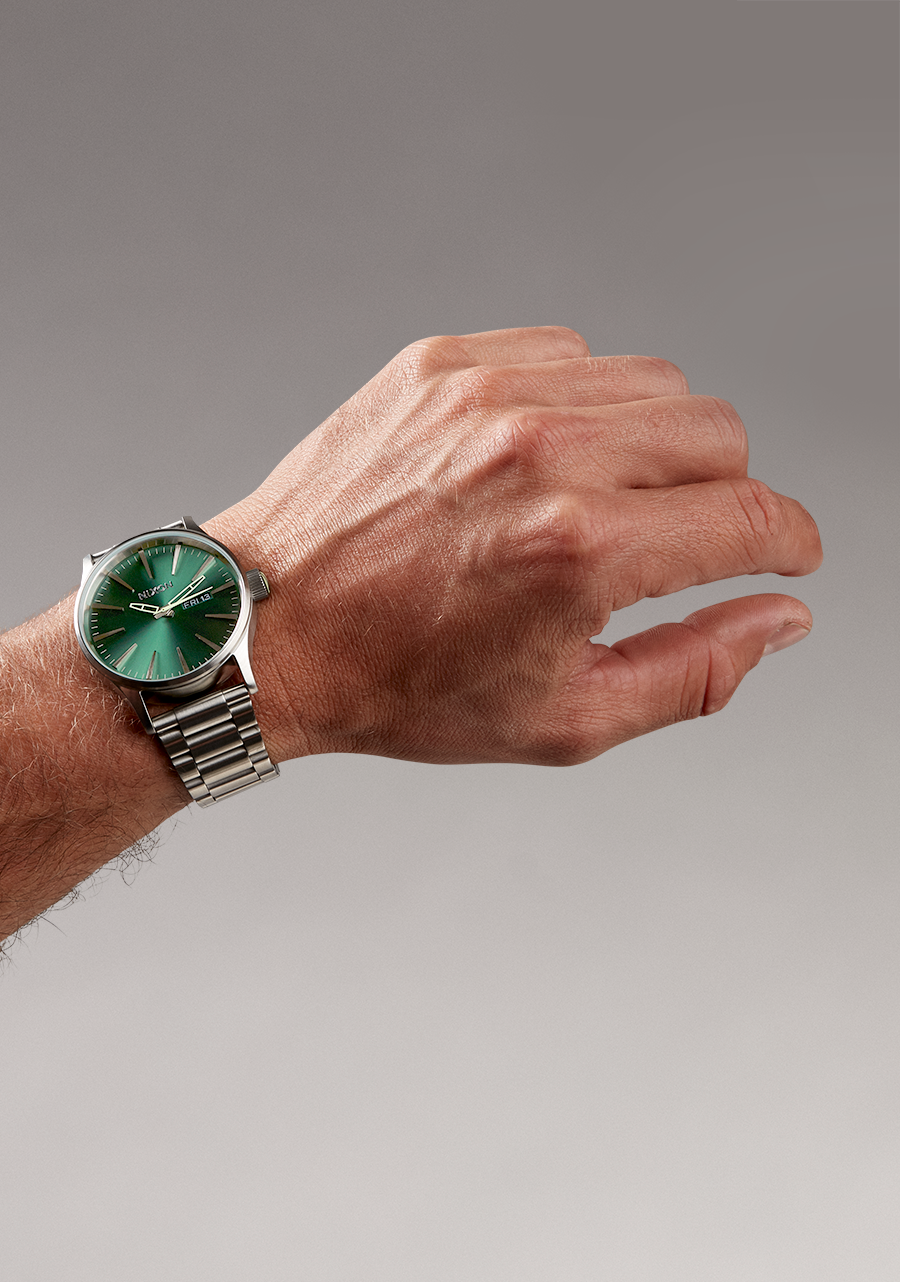 NIXON Sentry Stainless Steel - Sage Sunray