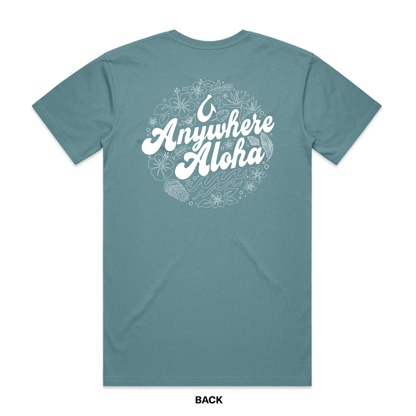 OluKai Anywhere Aloha Brand Tee M