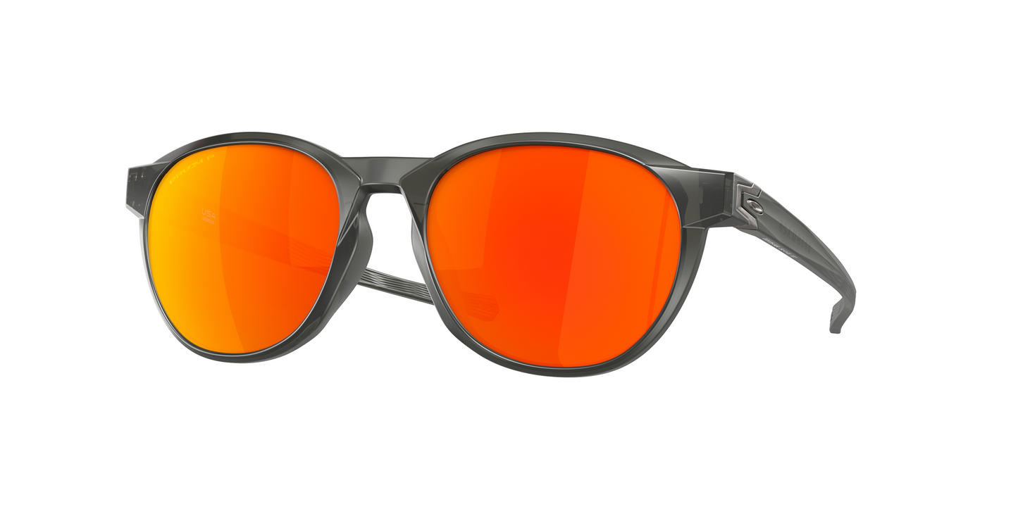 Oakley Reedmace Matte Grey Smoke w/ Prizm Ruby Polarized