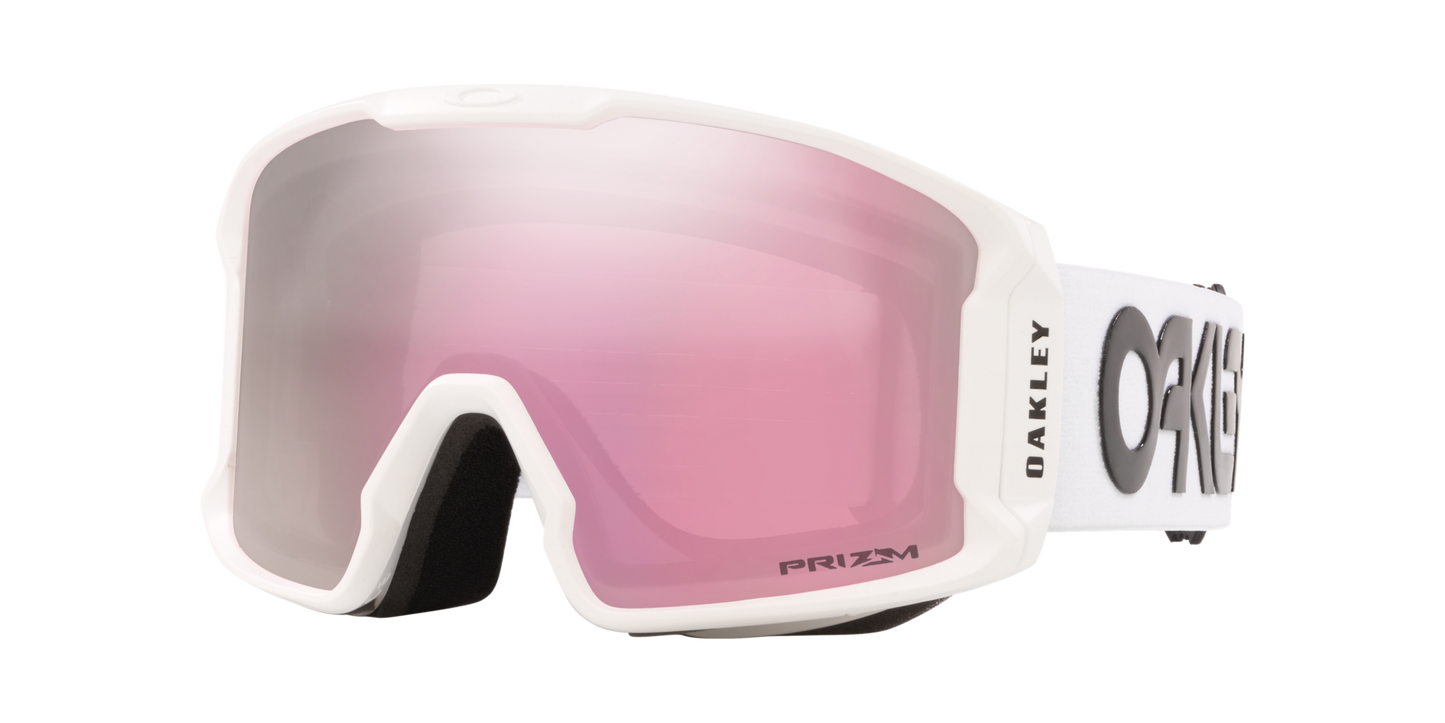 Oakley Line Miner L Factory Pilot White w/ Prizm Hi Pink