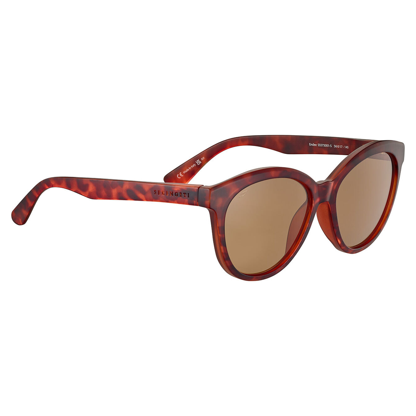 SERENGETI Endee Matte Classic Tortoise, Saturn Polarized Drivers Lens