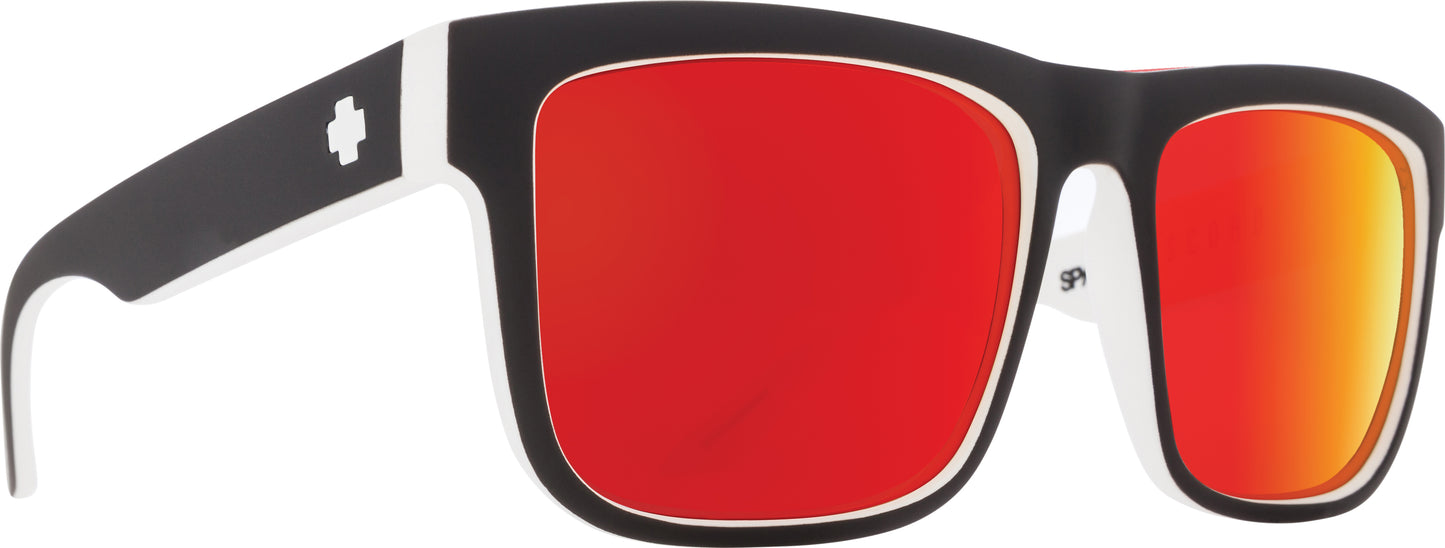 SPY Discord Whitewall - Happy Gray Green with Red Spectra Mirror