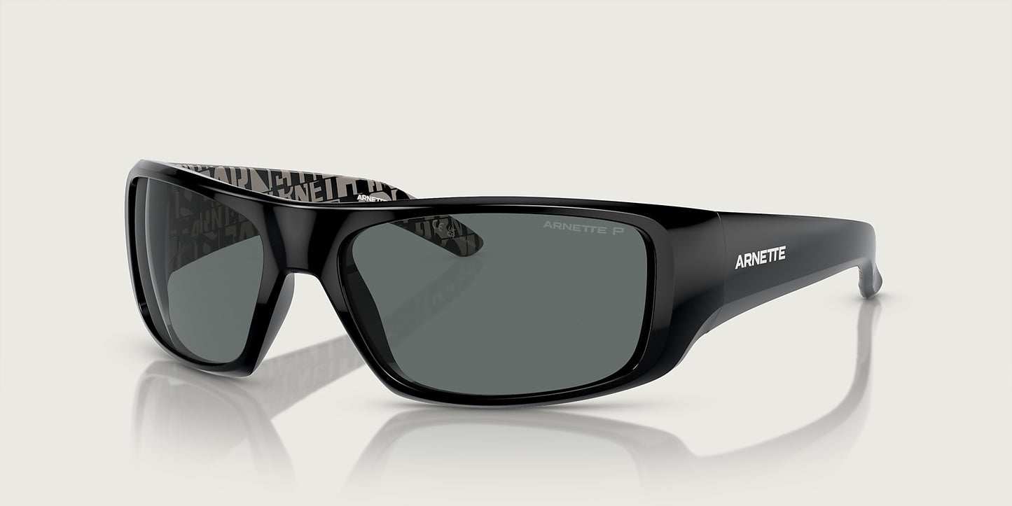 Arnette HOT SHOT - Shiny Black/Polarized Dark Grey