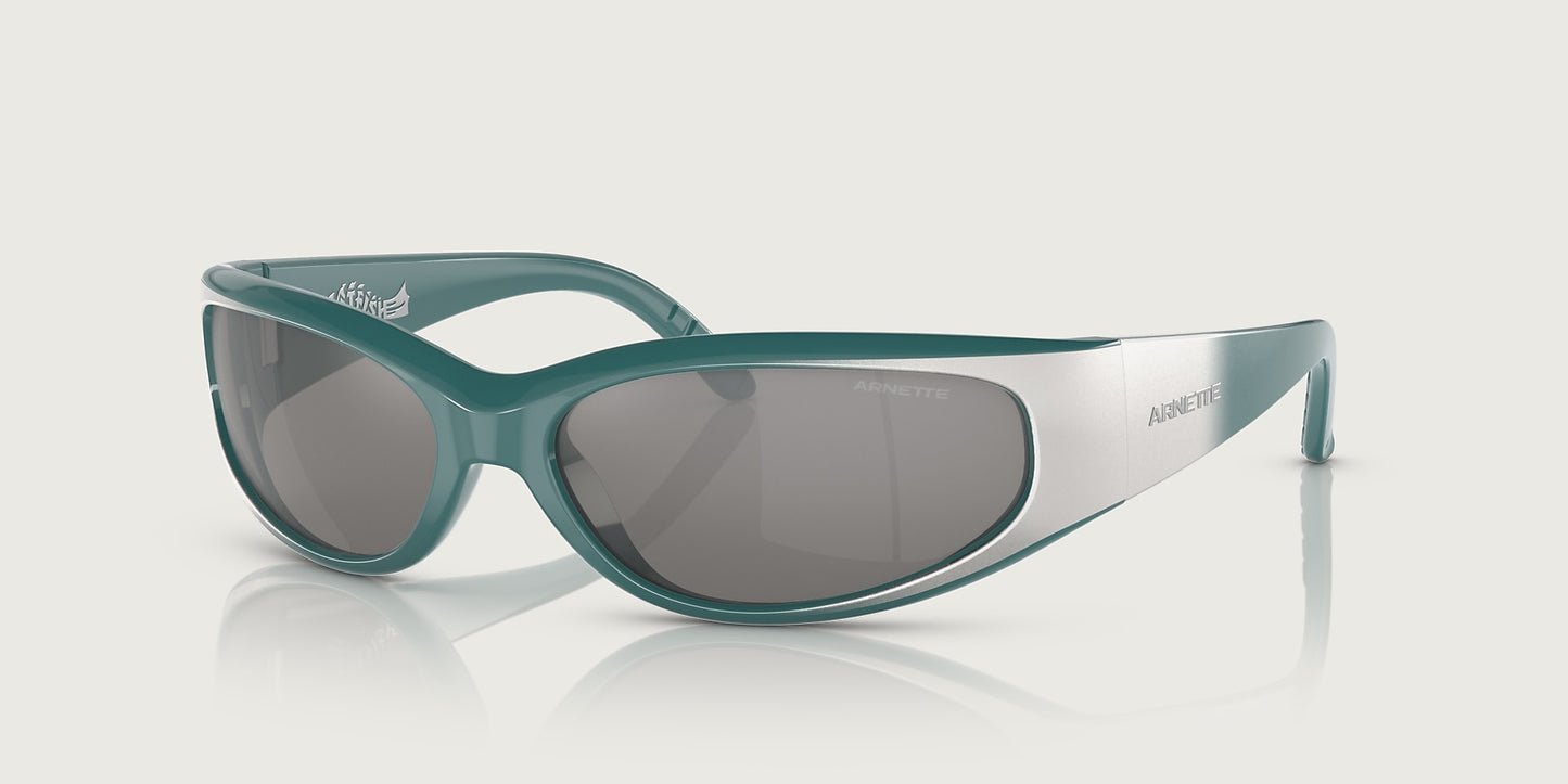 Arnette CATFISH - Green Gradient Metal Silver/Light Grey Mirror Silver