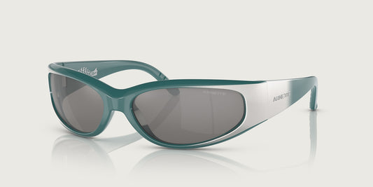 Arnette CATFISH - Green Gradient Metal Silver/Light Grey Mirror Silver