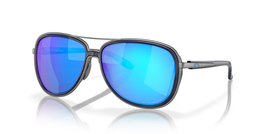 Oakley Split Time Navy/Satin Chrome w/ PRIZM Sapphire Iridium Polarized
