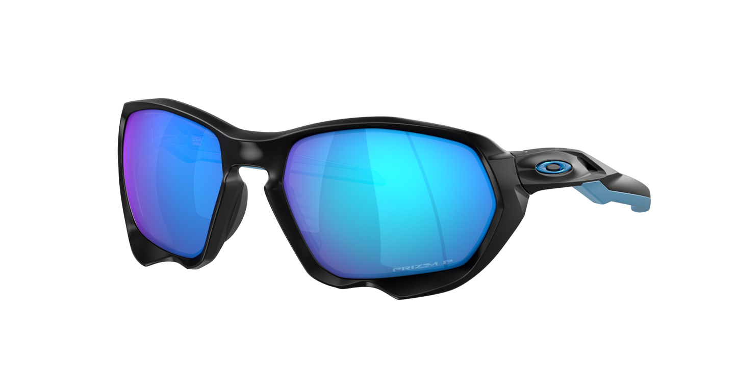 OAKLEY Plazma Matte Black w/ Prizm Sapphire Polarized