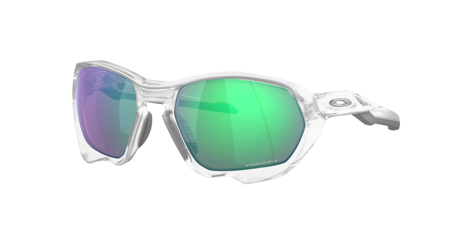 OAKLEY Plazma Matte Clear w/ Prizm Road Jade