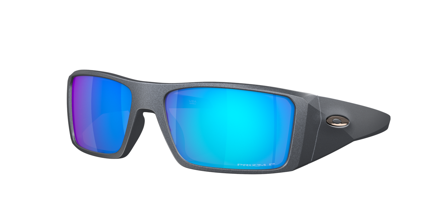 OAKLEY Heliostat Blue Steel w/ Prizm Sapphire Polarized