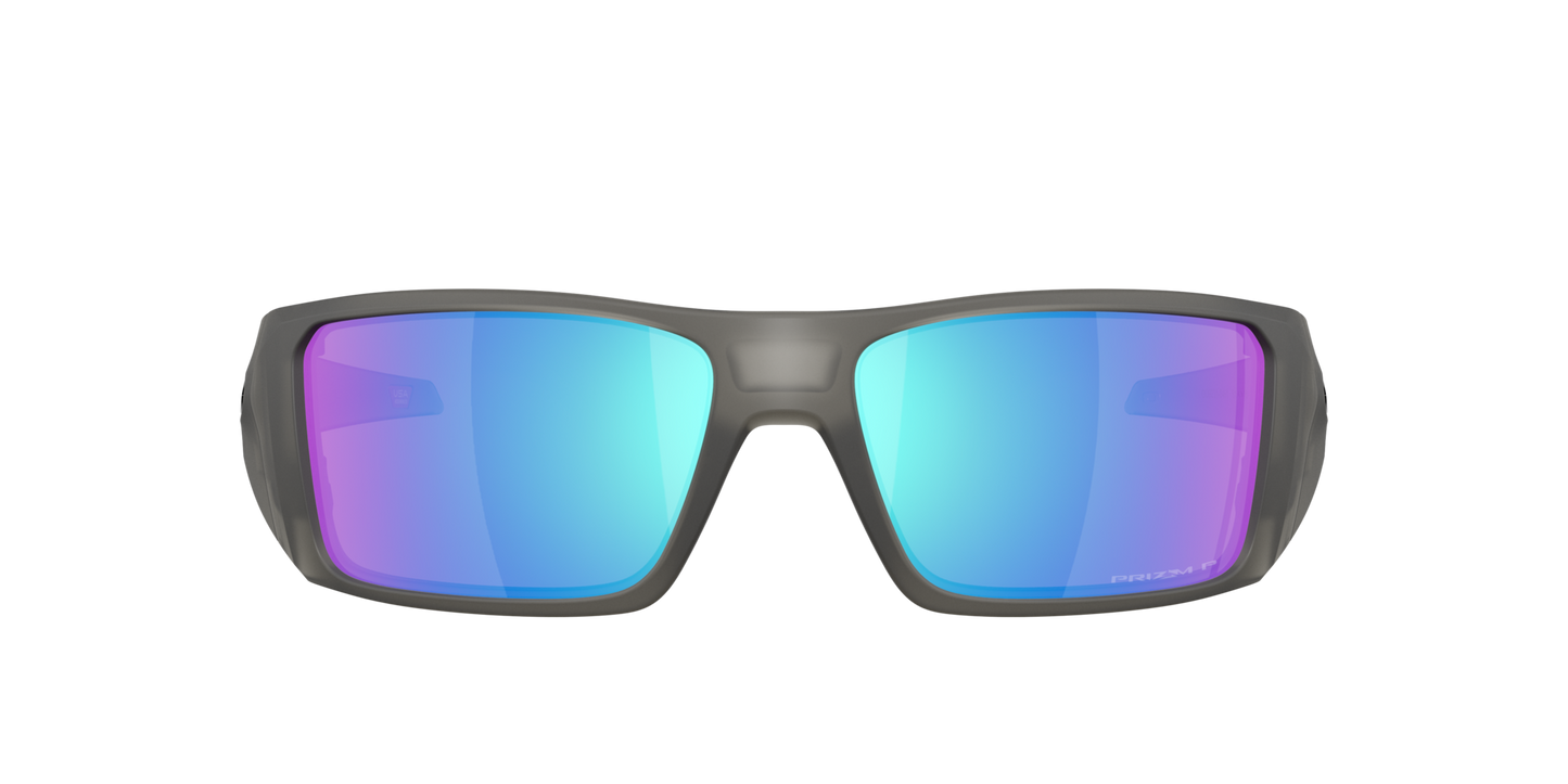 OAKLEY Heliostat Matte Grey Smoke w/Prizm Sapphire Polarized