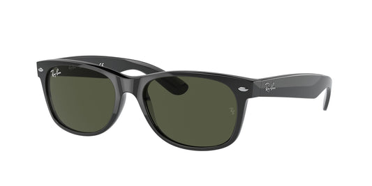 RAY-BAN New Wayfarer Classic Black w/ Green