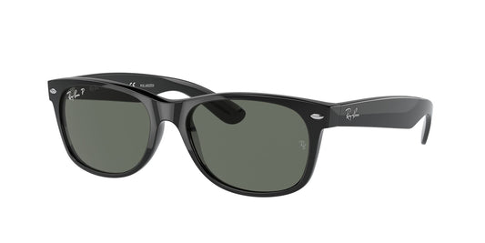 RAY-BAN New Wayfarer Classic Black w/ Green