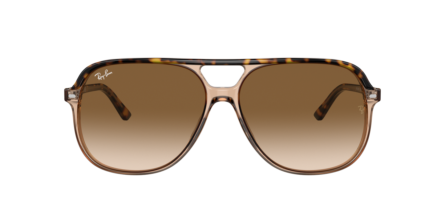 RAY-BAN Bill Havana On Transparent Brown w/ Clear Gradient Brown (56)