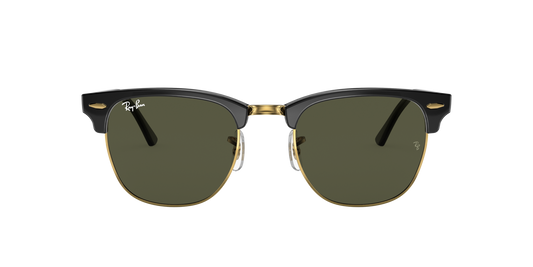RAY-BAN Clubmaster Ebony w/ Arista Crystal Green
