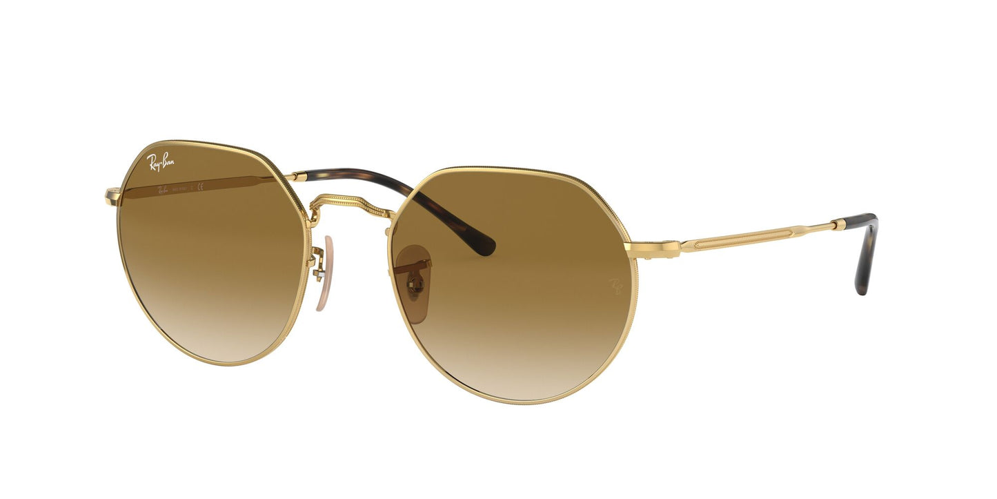 RAY-BAN Jack Gold w/ Brown