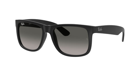 RAY-BAN Justin Classic Matte Black w/ Dark Grey