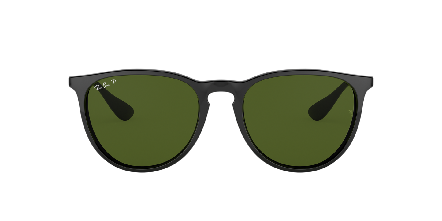 RAY-BAN Erika Gloss Black Polar Green