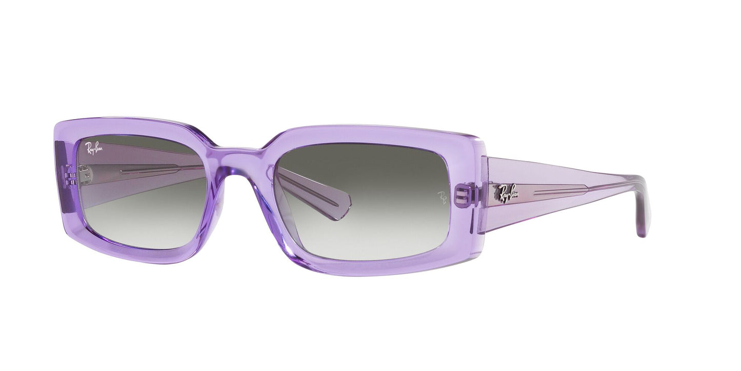 RAY-BAN Kiliane Bio-Based Polished Transparent Violet W/ Light Grey