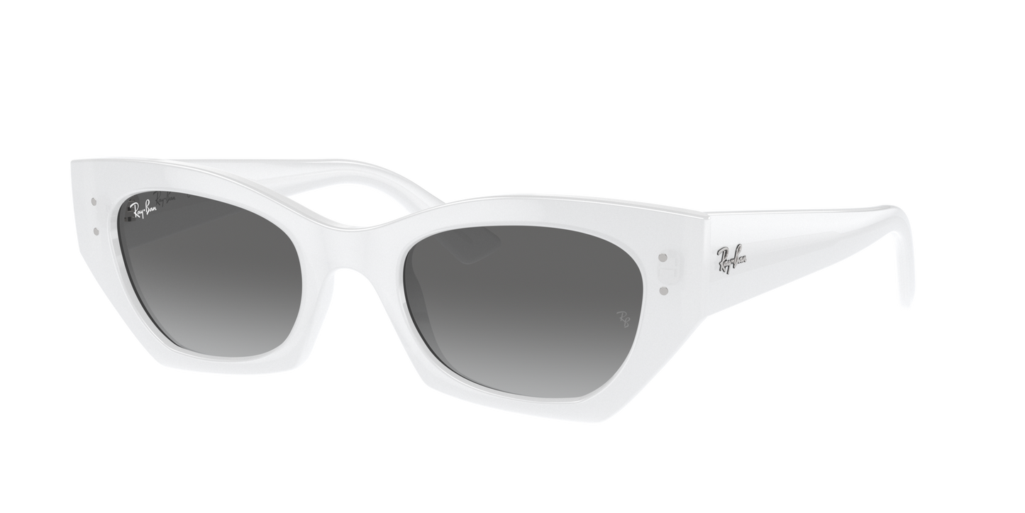 RAY-BAN Zena White Snow w/ Grey