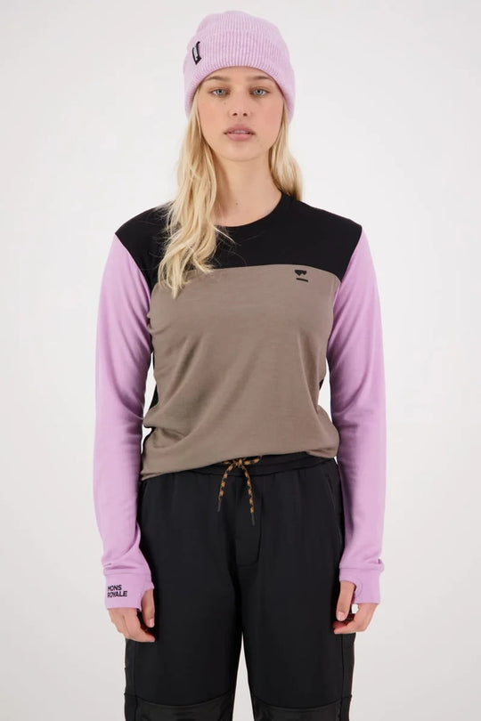 Mons Royale - Women's Yotei BF LS - Orchid Dawn