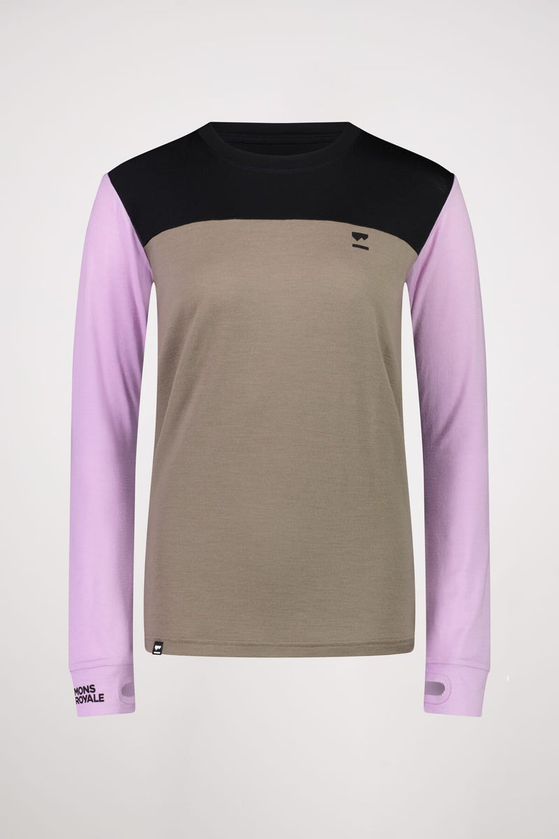 Mons Royale - Women's Yotei BF LS - Orchid Dawn