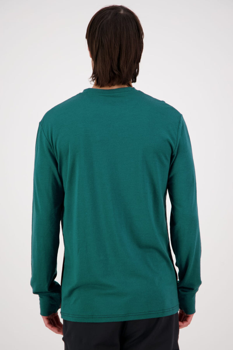 Mons Royale - Men's Yotei LS - Evergreen/Black