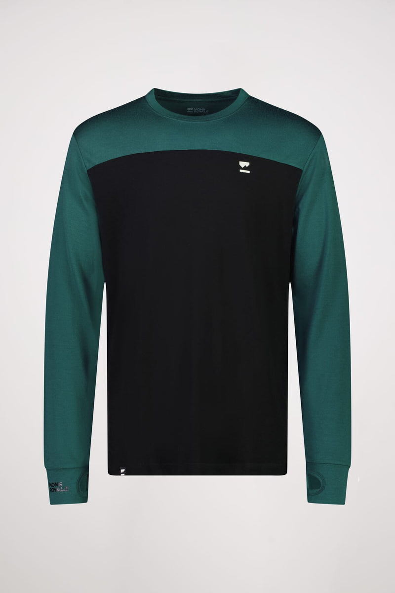 Mons Royale - Men's Yotei LS - Evergreen/Black