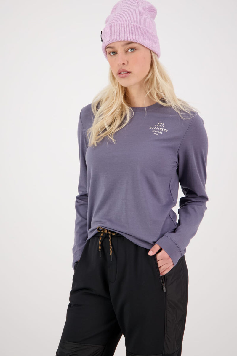 Mons Royale - Women's Icon Relaxed LS - Shark