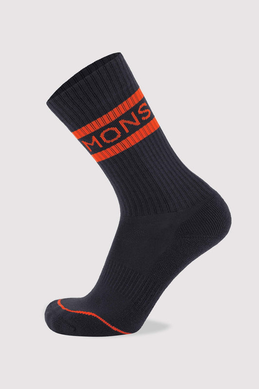 Mons Royale - Unisex Signature Crew Sock - Orange