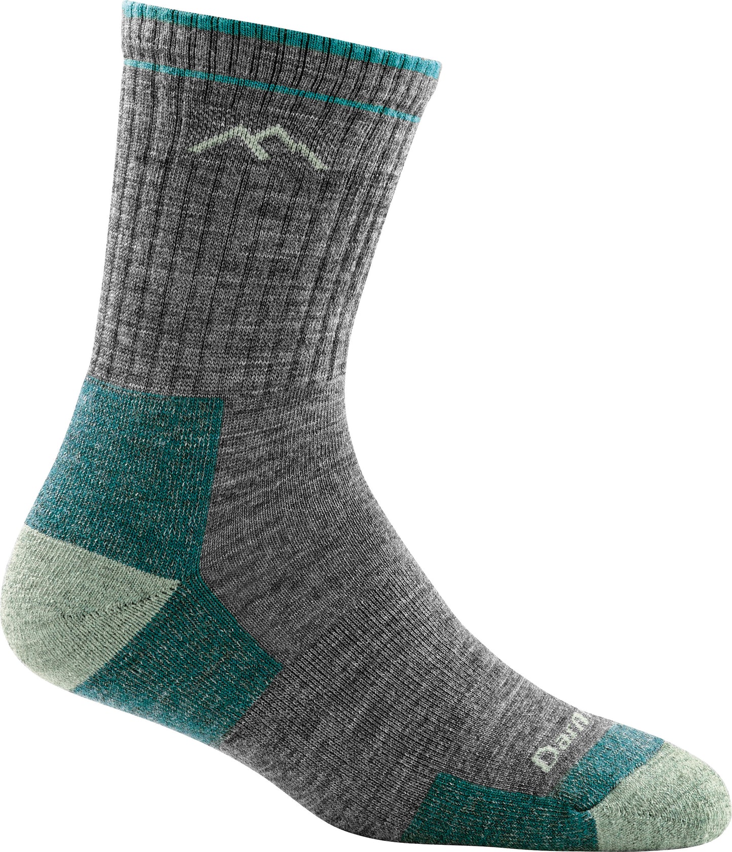 Darn Tough Women's Hiker Micro Crew Midweight w/ Cushion - Slate