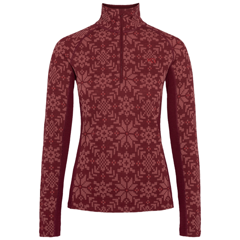 Kari Traa - Edith Half Zip Baselayer - 100% Merino Wool