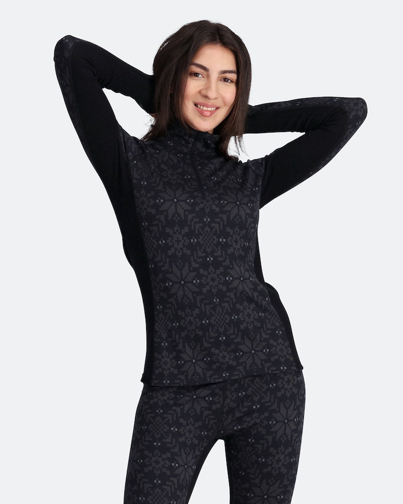 Kari Traa - Edith Half Zip Baselayer - 100% Merino Wool
