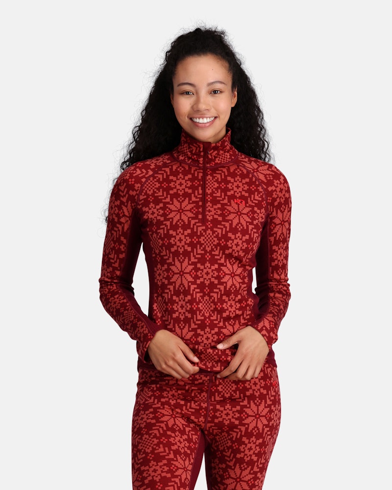 Kari Traa - Edith Half Zip Baselayer - 100% Merino Wool