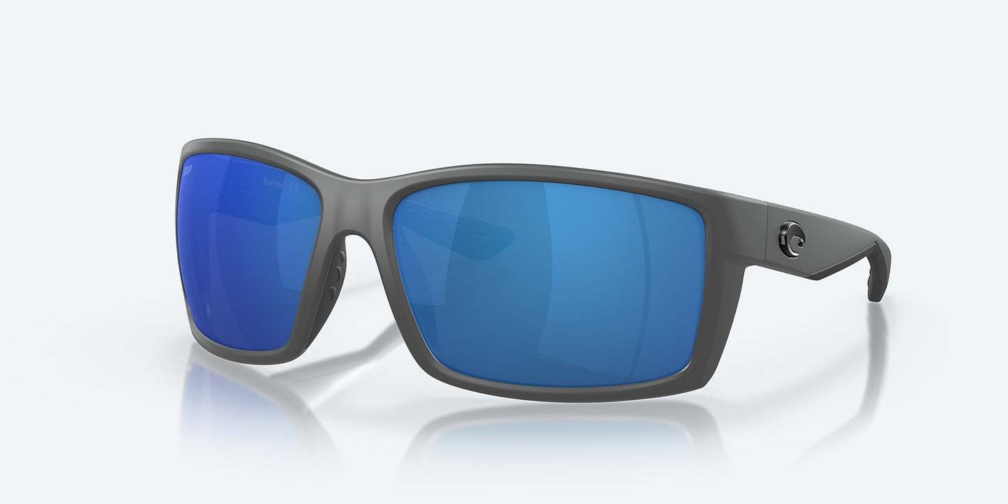 Costa Reefton Matte Gray w/ Blue Mirror