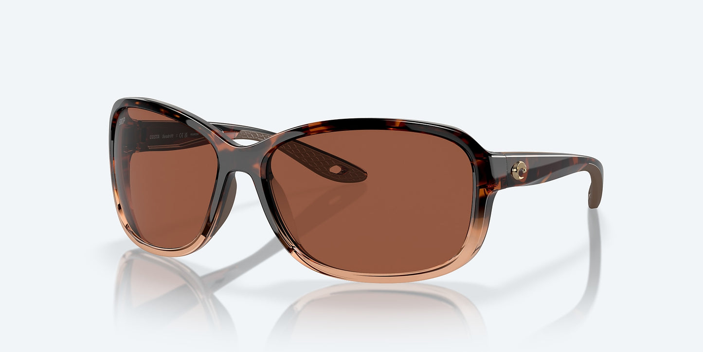 Costa Seadrift Shiny Tortoise Fade w/ Copper