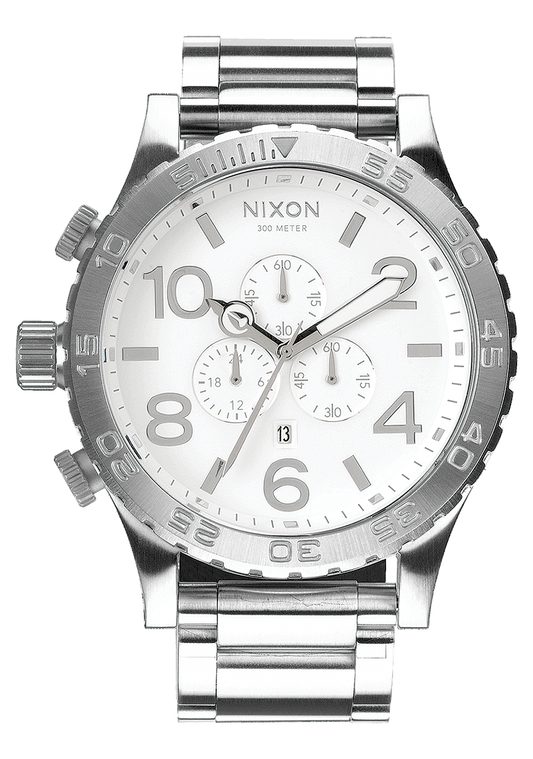 NIXON 51-30 Chrono - High Polish/White