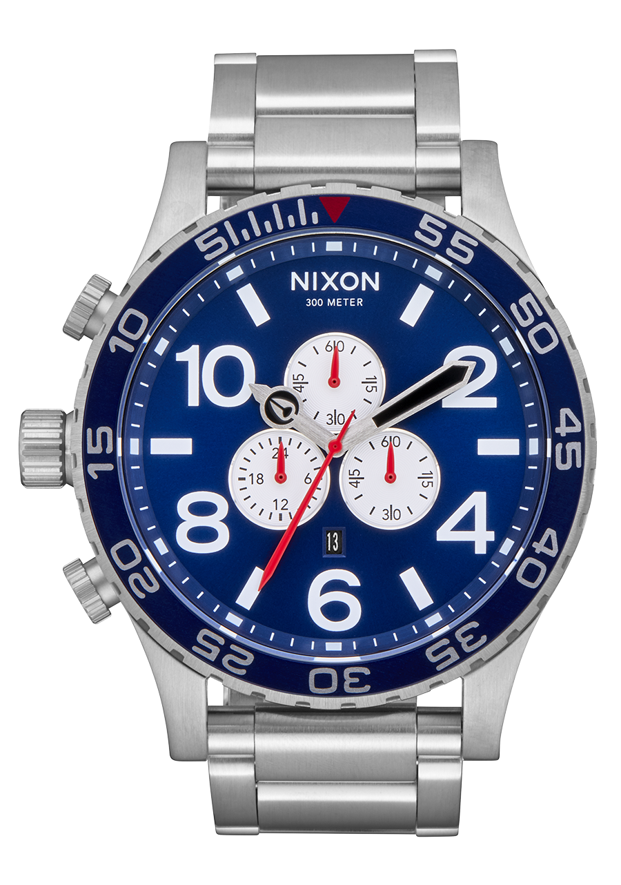 Nixon 51-30 Chrono - Navy Sunray/Silver