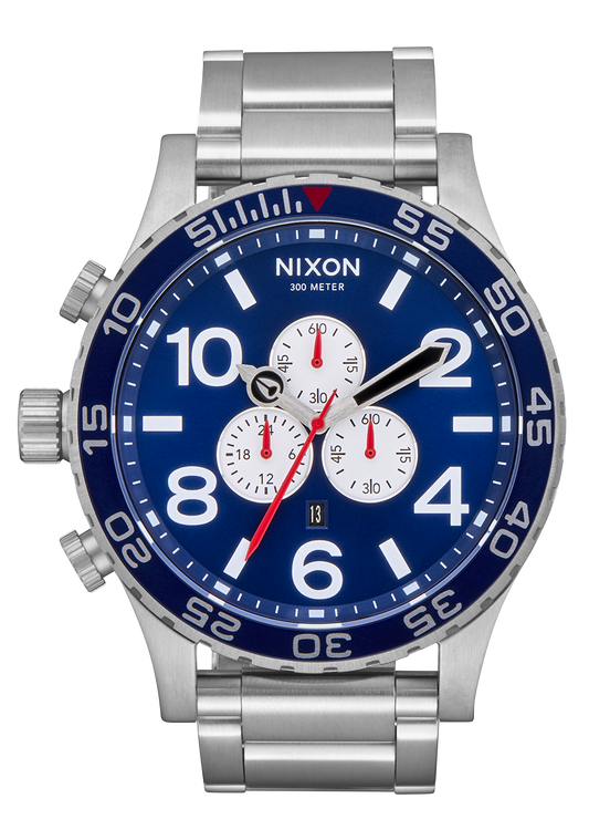 Nixon 51-30 Chrono - Navy Sunray/Silver