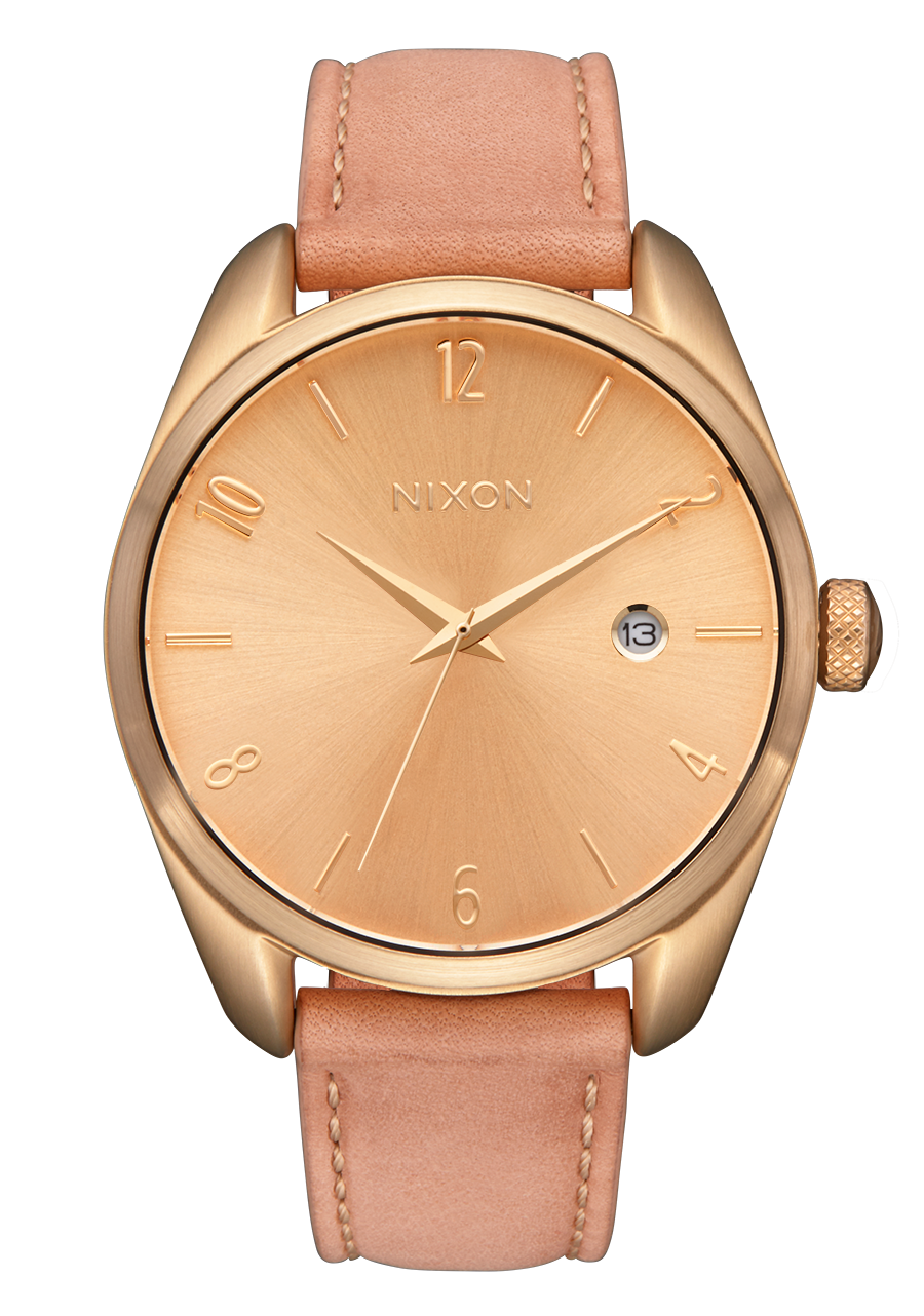 Nixon Thalia Leather - Light Gold/Tan