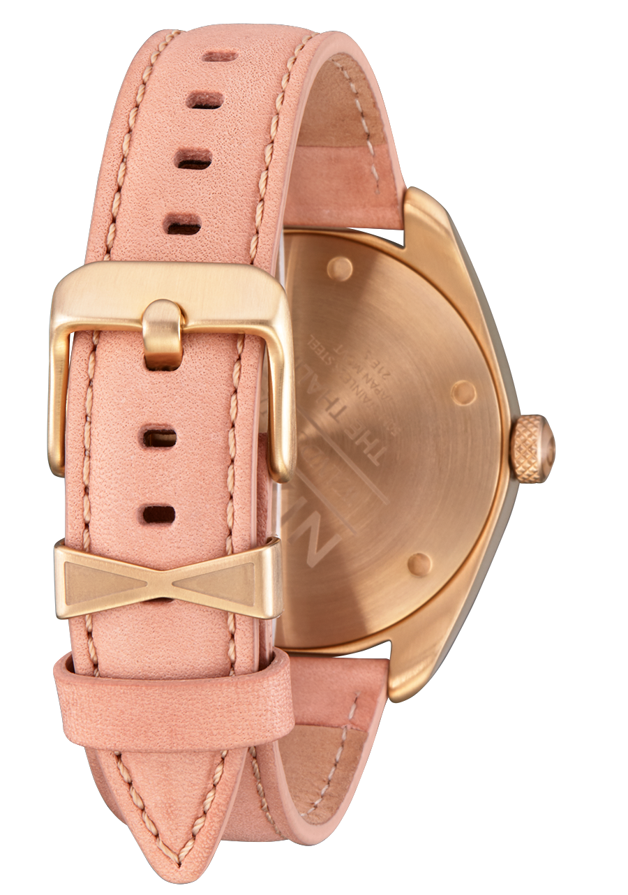 Nixon Thalia Leather - Light Gold/Tan