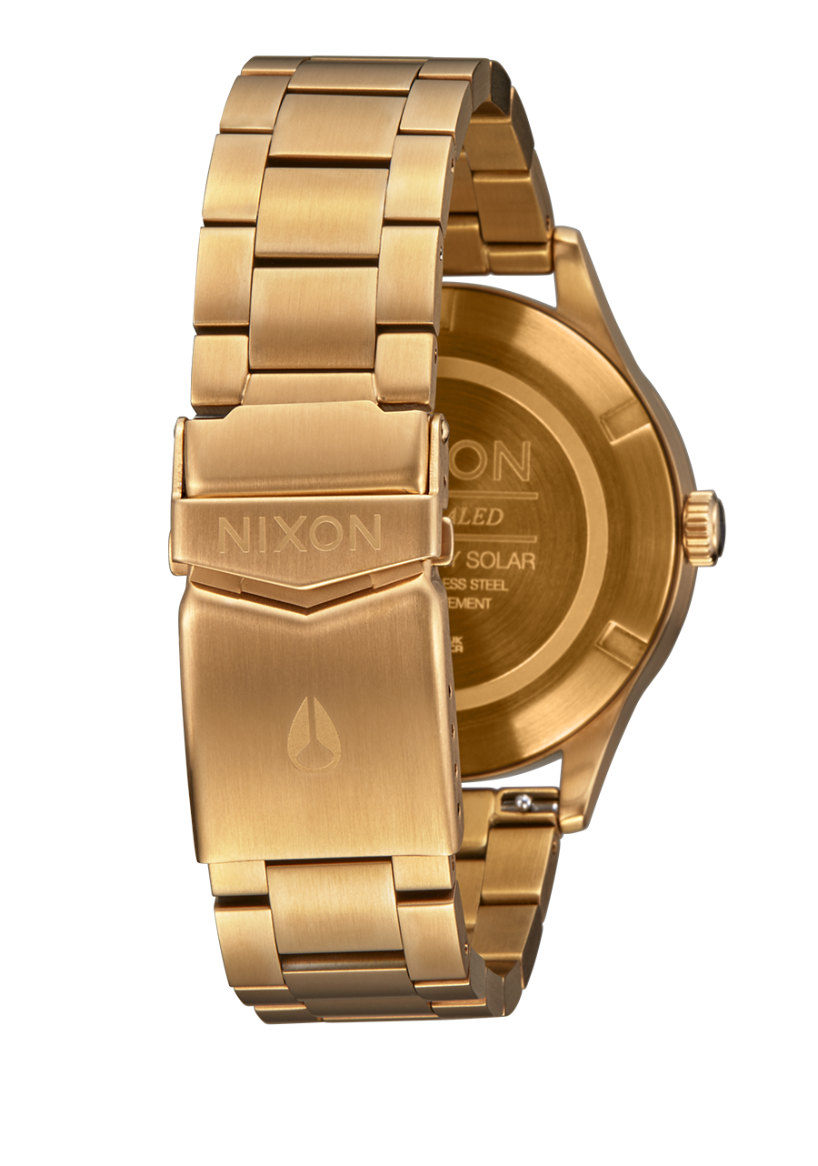 NIXON Sentry Solar Stainless Steel - All Gold / Black
