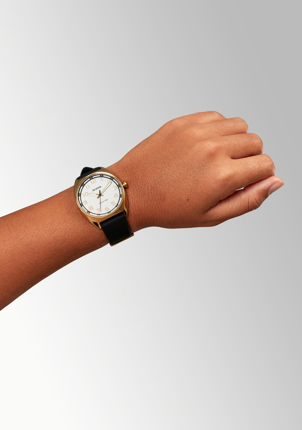Nixon Mullet - Light Gold/White