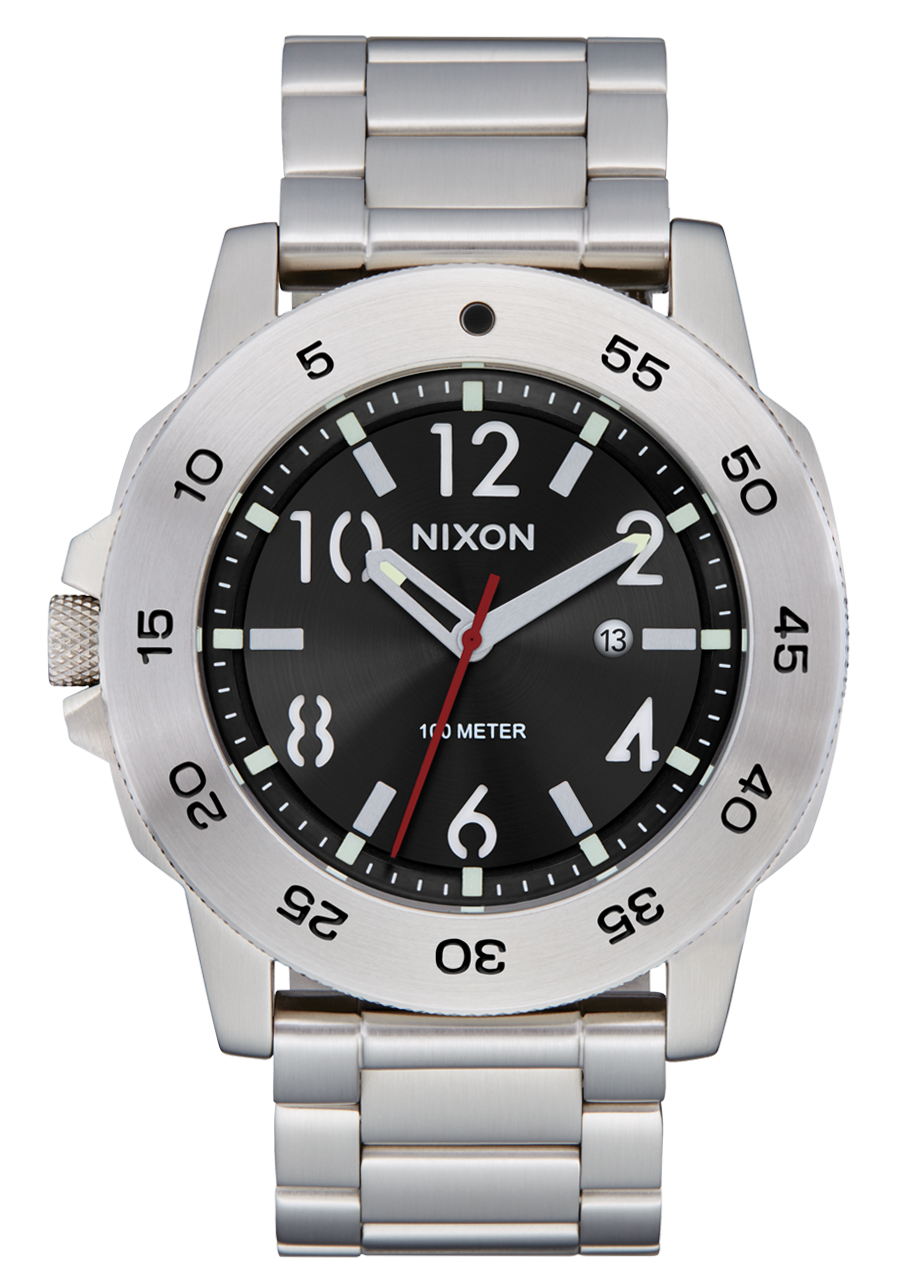 NIXON Smyth 44 - Silver/Black