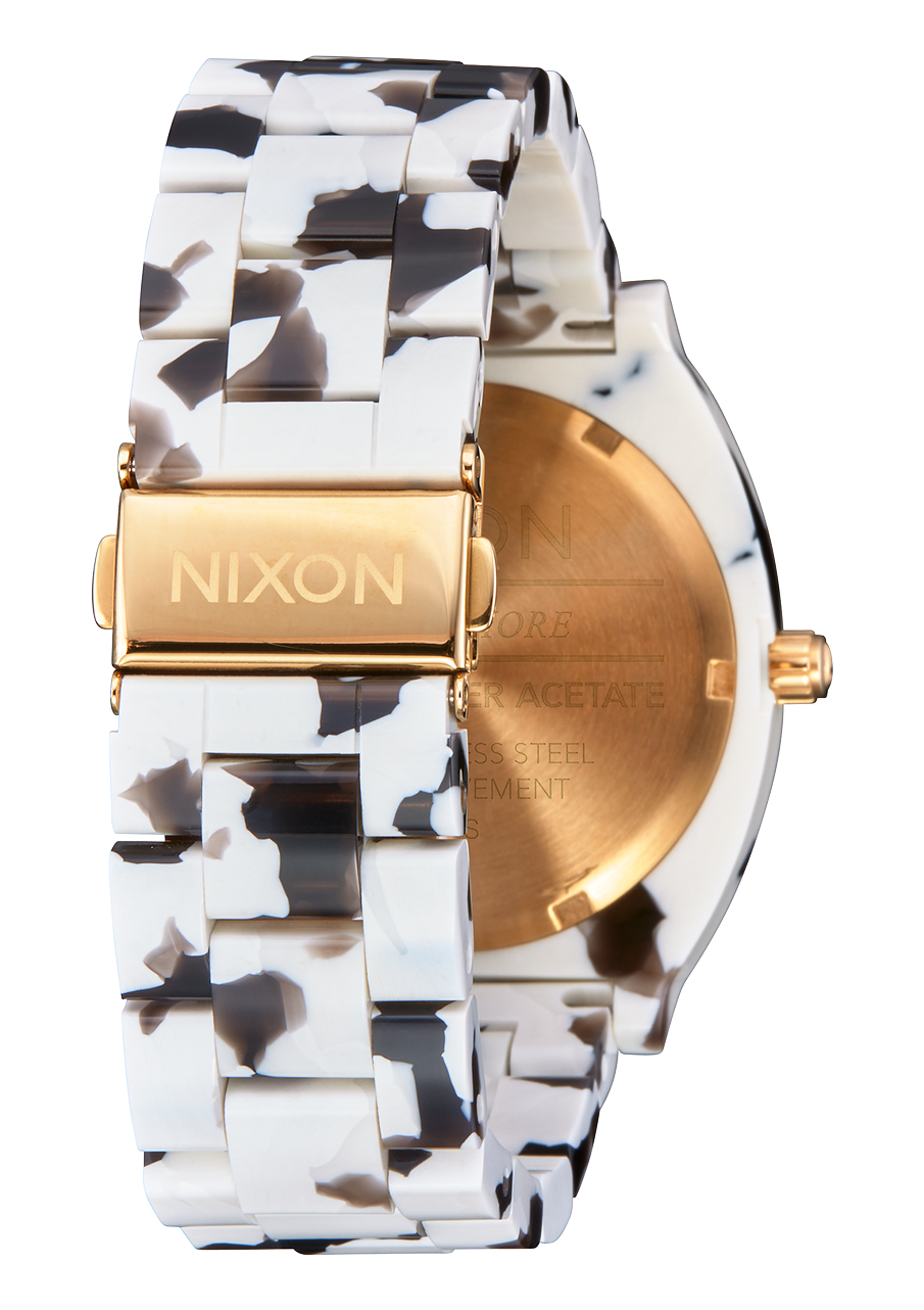 Nixon Time Teller Acetate - Black Tortoise