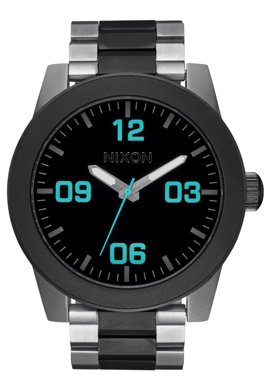 Nixon Corporal SS - Silver/Gunmetal