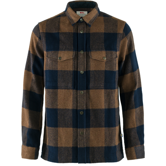 [Tier 2] Fjällräven Men's Canada Shirt - Chestnut-Dark Navy - CA
